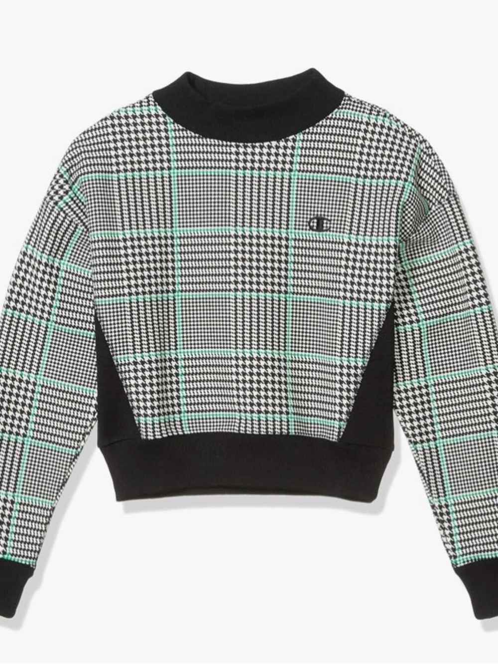 Champion Womens Reverse Weave Mock Neck Crop